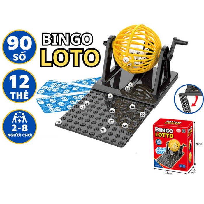BỘ TRÒ CHƠI LOTO BINGO 90 SỐ