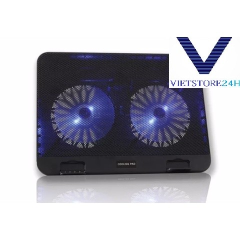 Đế tản nhiệt Laptop N66 (2 Fan)