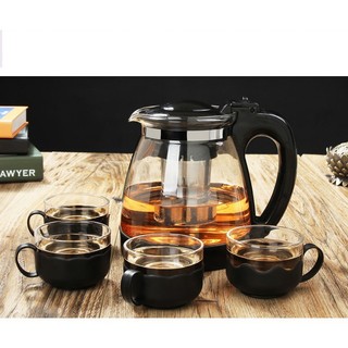 BÌNH LỌC TRÀ KÈM 4 LY THỦY TINH