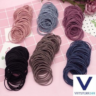 Thun cột tóc xinh xắn