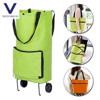 Túi Xách Du lịch Có Bánh Xe Kéo Gấp Gọn