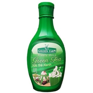WSA040 - Xốt Matcha (Macha Topping) Golden Farm 630g
