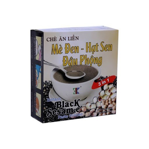  Chè Mè đen 3 trong 1 (Mè Đen - Hạt Sen - Đậu Phộng) (Hộp) - TTT046 