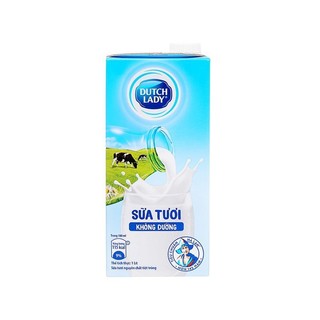  Sữa tươi tiệt trùng Dutch Lady không đường - 1000ml -  STT002 