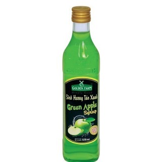 Syrup Golden Farm Táo Xanh (Apple Syrup) 520 ml - SGF020