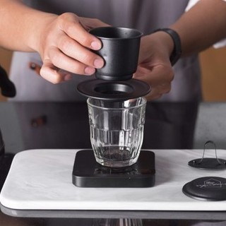 Phin Pha Cà Phê Nhôm Sắc Màu Anode Cao Cấp - Tặng kèm ly