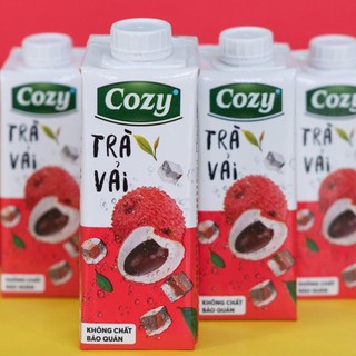 Trà hoa quả Hương Vải (225ml x 4 hộp/lốc) - TCZ038
