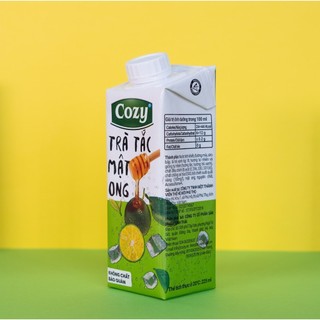 Trà hoa quả tắc mật ong (225ml x 4 hộp/lốc) - TCZ037