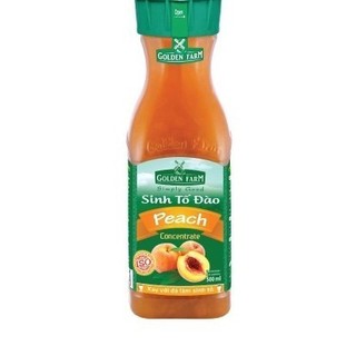 Sinh Tố Đào Golden Farm (Peach Smoothie Base - GF) 500 ml - CGF005