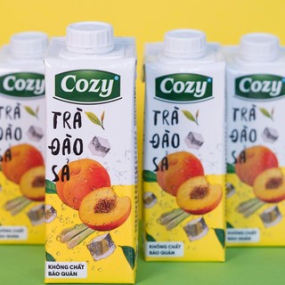 Trà hoa quả Đào Sả (225ml x 4 hộp/lốc) - TCZ036