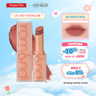 Son thỏi lì, lên màu siêu xinh Hàn Quốc Romand Zero Matte Lipstick 3g