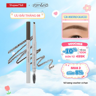 [Rom&nd] Chì kẻ mày ngang cho chân mày sắc nét, lâu trôi Hàn Quốc Romand Han All Flat Brow - Han All Line 0.17g
