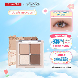 [Rom&nd] Bảng phấn mắt 4 màu siêu xinh Hàn Quốc Romand Better Than Eye - Hanbok Project 6.5g