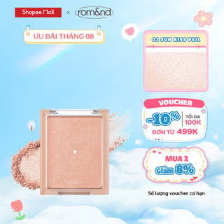 Phấn bắt sáng ánh nhũ lấp lánh, siêu xinh Hàn Quốc Romand Hanbok See-Through Veillighter 5.5g