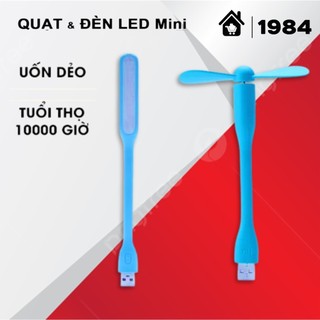 Quạt, đèn led usb dẻo siêu sáng cắm máy tính, sạc dự phòng