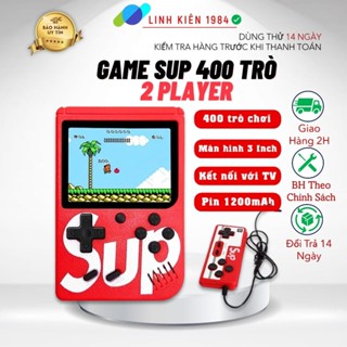 Máy chơi game cầm tay SUP 400 trò - Kết nối Tivi chơi 2 người - Máy chơi game điện tử 4 nút cao cấp tay cầm Sup