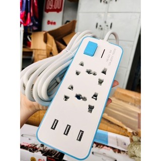 Ổ ĐIỆN THÁI LAN SOCKET NĐ-52U DÀI 5M 3 CỔNG USB