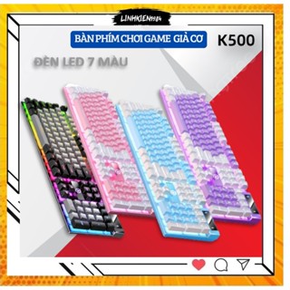Bàn phím giả cơ YINDIAO K500 đa dạng màu sắc kèm theo đèn led 7 màu xuyên phím dành cho game thủ