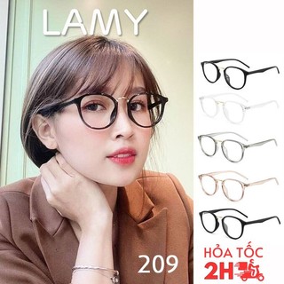 Gọng kính cận nữ LAMY chất liệu nhựa dẻo mắt kính cận nữ thời trang 209