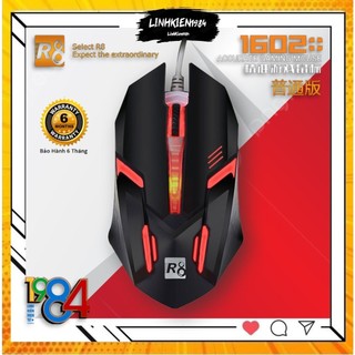 Chuột Game R8 1602 đèn led đa màu