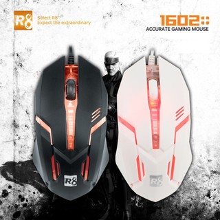 Chuột Game R8 1602 đèn led đa màu