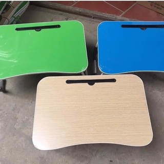 BÀN HỌC XẾP GỌN CÓ KHE ĐỠ MÁY TÍNH BẢNG