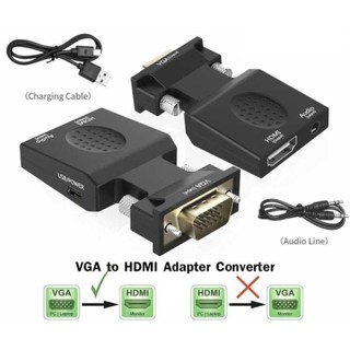 Đầu Chuyển VGA ra HDMI có audio