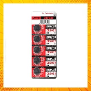Vĩ 5 viên pin Maxell dòng cao cấp CR2032