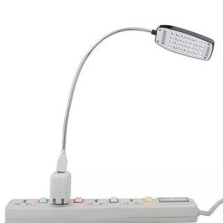 Đèn Led 28 Bóng Siêu Sáng Để Bàn Nguồn USB Thân Hợp Kim Uốn Dẻo