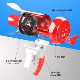 [FBS] Loa Phóng Thanh MS004 Công Suất Lớn Chuyên Bán Hàng, Rao Vặt, Có Ghi Âm, Khe Cắm USB