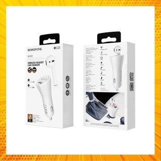 Tai nghe borofone bc23 kèm dock sạc xe hơi