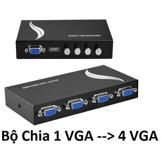 Hub 1 VGA ra 4 VGA