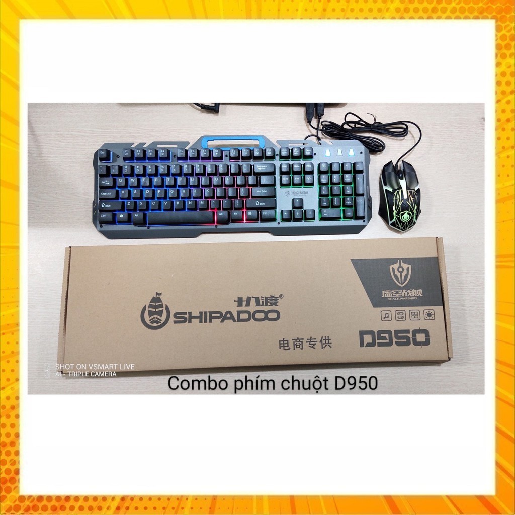 BỘ BÀN PHÍM CHUỘT SHIPADOO D950