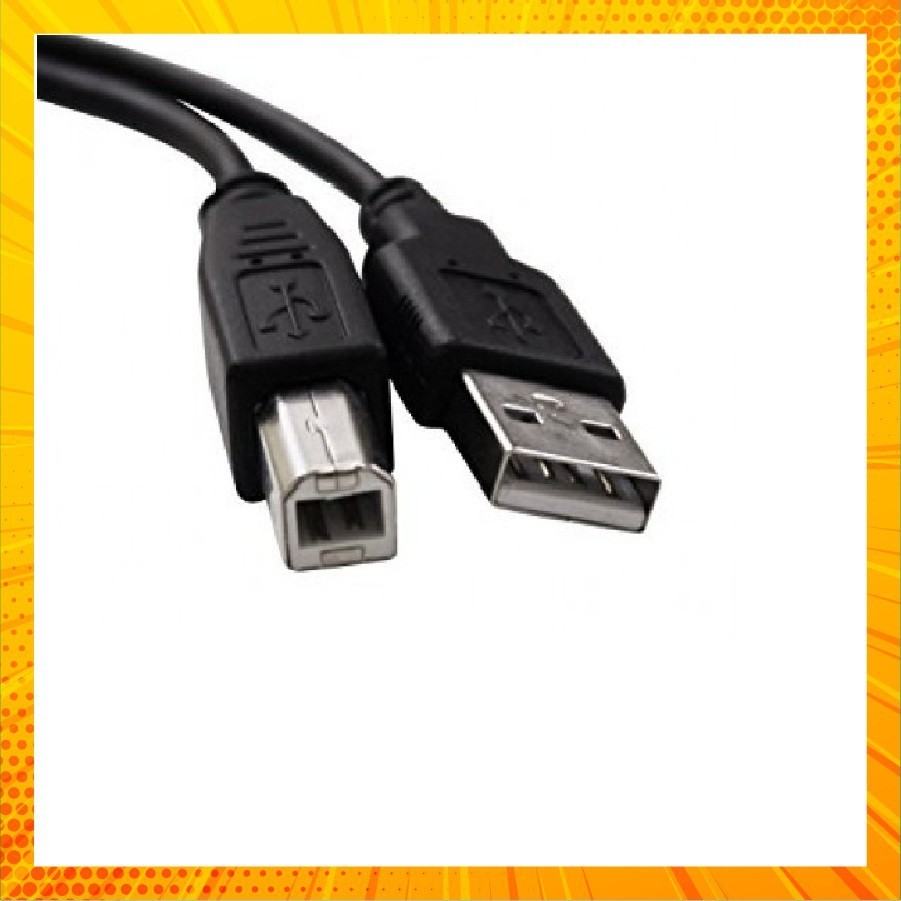 CÁP USB MÁY IN Đen
