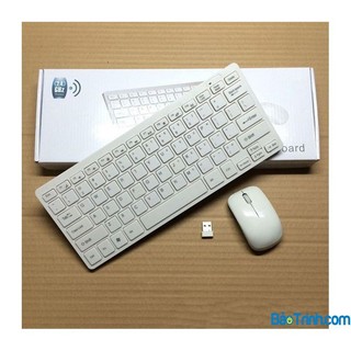 Combo Phím + chuột thời trang không dây mini