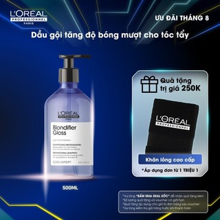 Dầu gội tăng độ bóng mượt cho tóc tẩy L'Oréal Professionne Serie Expert Blondifier Gloss 500ml