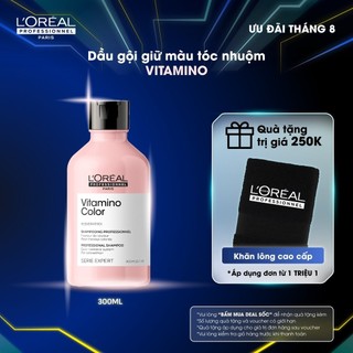 Dầu gội giữ màu tóc nhuộm & dưỡng tóc mềm mượt Vitamino Color 300ml
