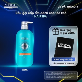 Dầu gội LOreal Professionnel chăm sóc cấp ẩm cho tóc khô Hair Spa 600ml