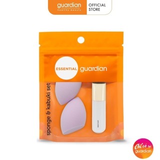 Bộ Trang Điểm Gồm Bông Mút Và Cọ Kabuki Sponge And Kabuki Set Guardian