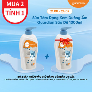 Sữa Tắm Dạng Kem Dưỡng Ẩm Guardian Essential Goat's Milk Moisturising Shower Cream Sữa Dê 1000ml