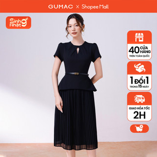 Đầm peplum dập ly thời trang gumac de08062