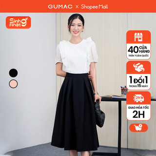 Chân váy xếp ly to nhỏ thời trang gumac ve06010