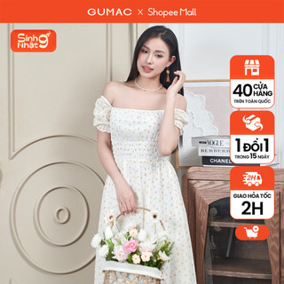 Đầm maxi tay phồng thời trang gumac de04017