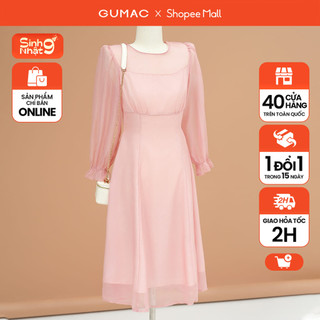 Đầm a xòe rã đô thời trang gumac de05004