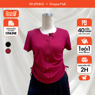 Áo thun rút dây eo thời trang gumac late0818