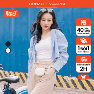 Áo thun nữ 2 dây nhiều màu dễ phối gmorning - gumac ya03