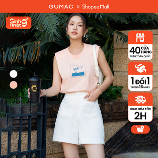 Áo tanktop in tropical thời trang gumac ate05045