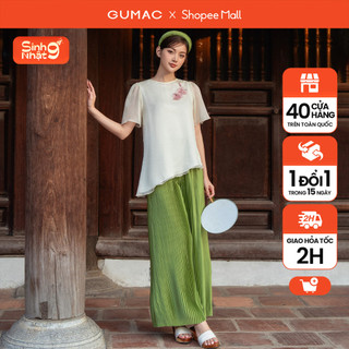 Áo kiểu lai xéo thời trang gumac ad12066