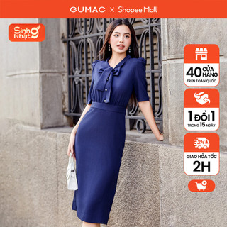 Đầm bút chì phối nơ dd11064 thời trang gumac