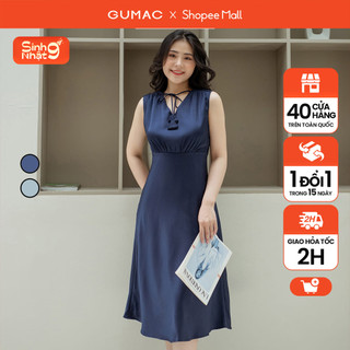 Đầm a nơ cách điệu gumac dd08042